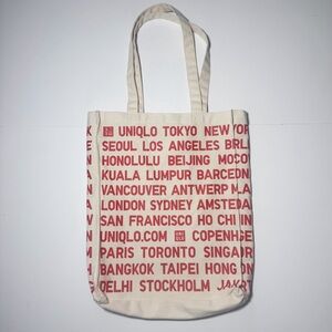 Uniqlo Cities Canvas Tote Bag